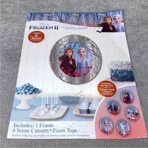 Disney Frozen II Glitter Wall Frame With Cutouts Decoration Kit Frozen 2